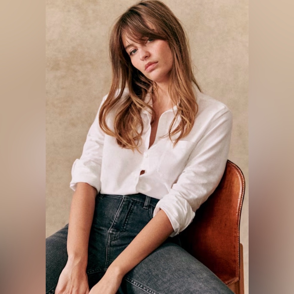 Sezane Button Up Shirt